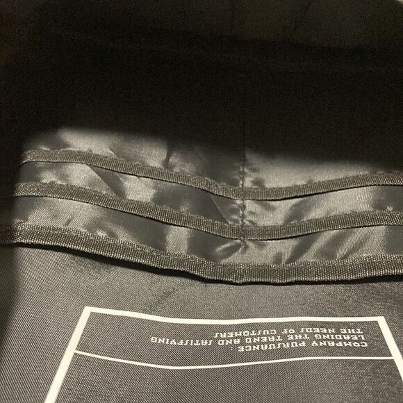 Yin Lang Nylon Backpack by Soundbyte in Pink & blue pattern. - Picture 6 of 7